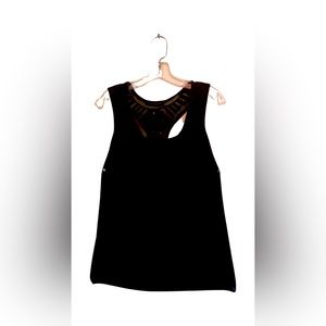 T- back studded tank top